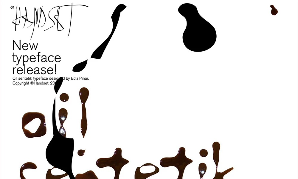 Oil Sentetik — Typeface project thumbnail