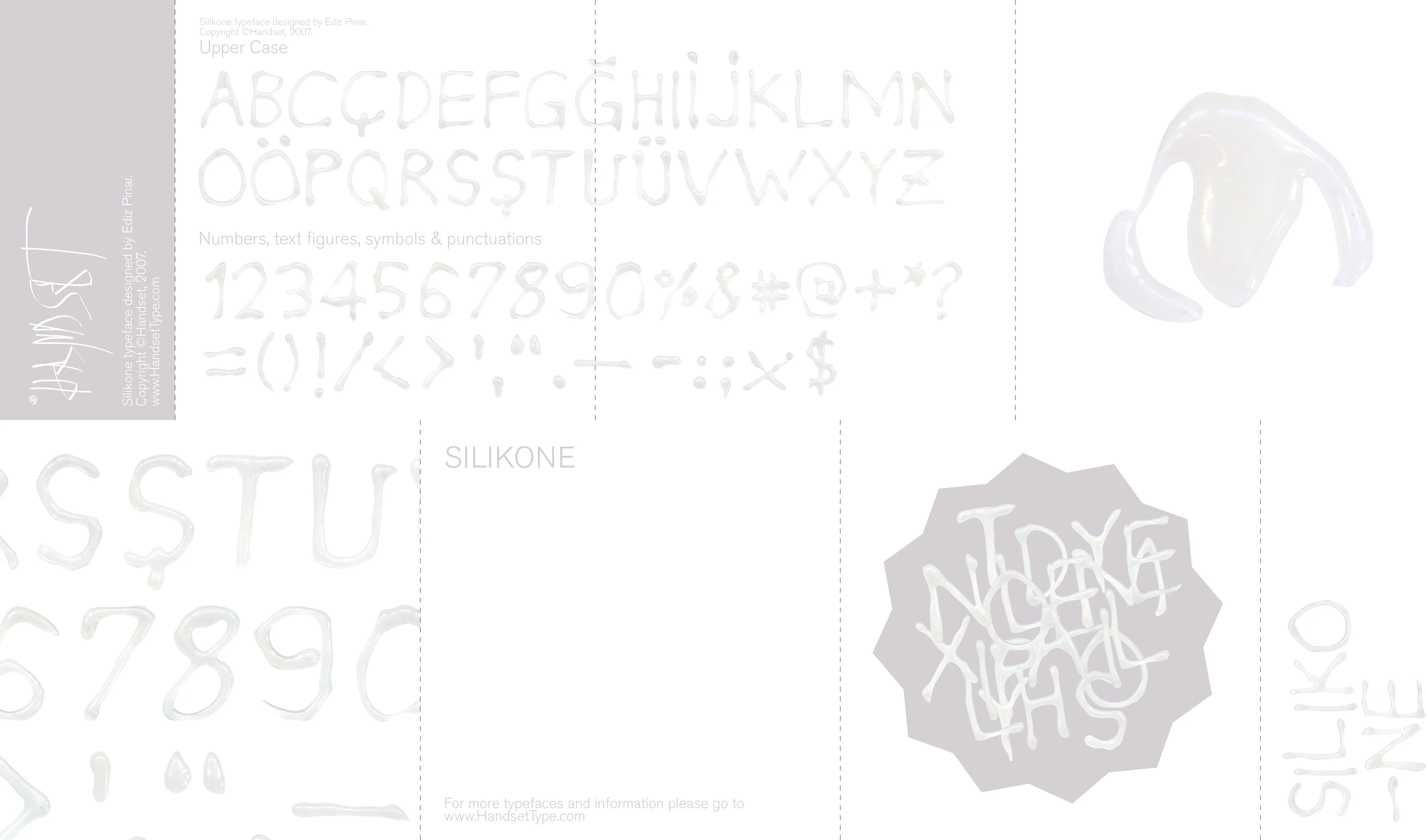 Silikone — Typeface - Visual identity and design sample by Ediz Pinar