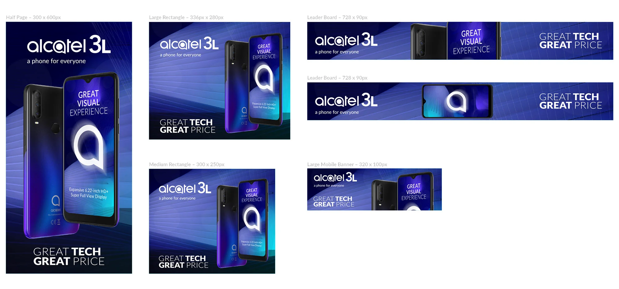 Alcatel 3L - Visual identity and design sample by Ediz Pinar