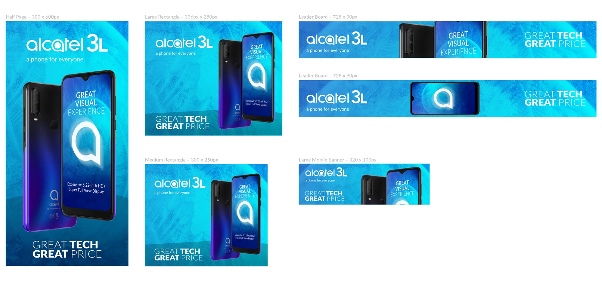 Alcatel 3L - Visual identity and design sample by Ediz Pinar