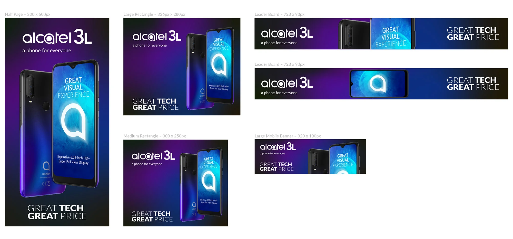 Alcatel 3L - Visual identity and design sample by Ediz Pinar
