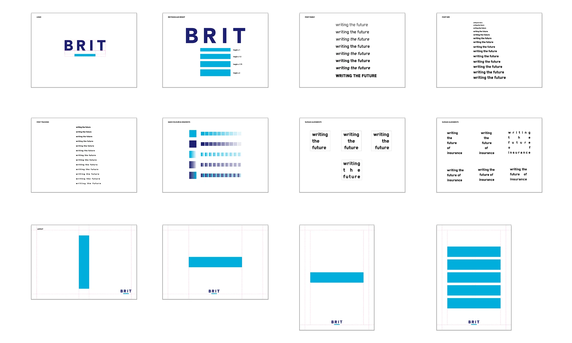 BRIT Insurance - Visual identity and design sample by Ediz Pinar