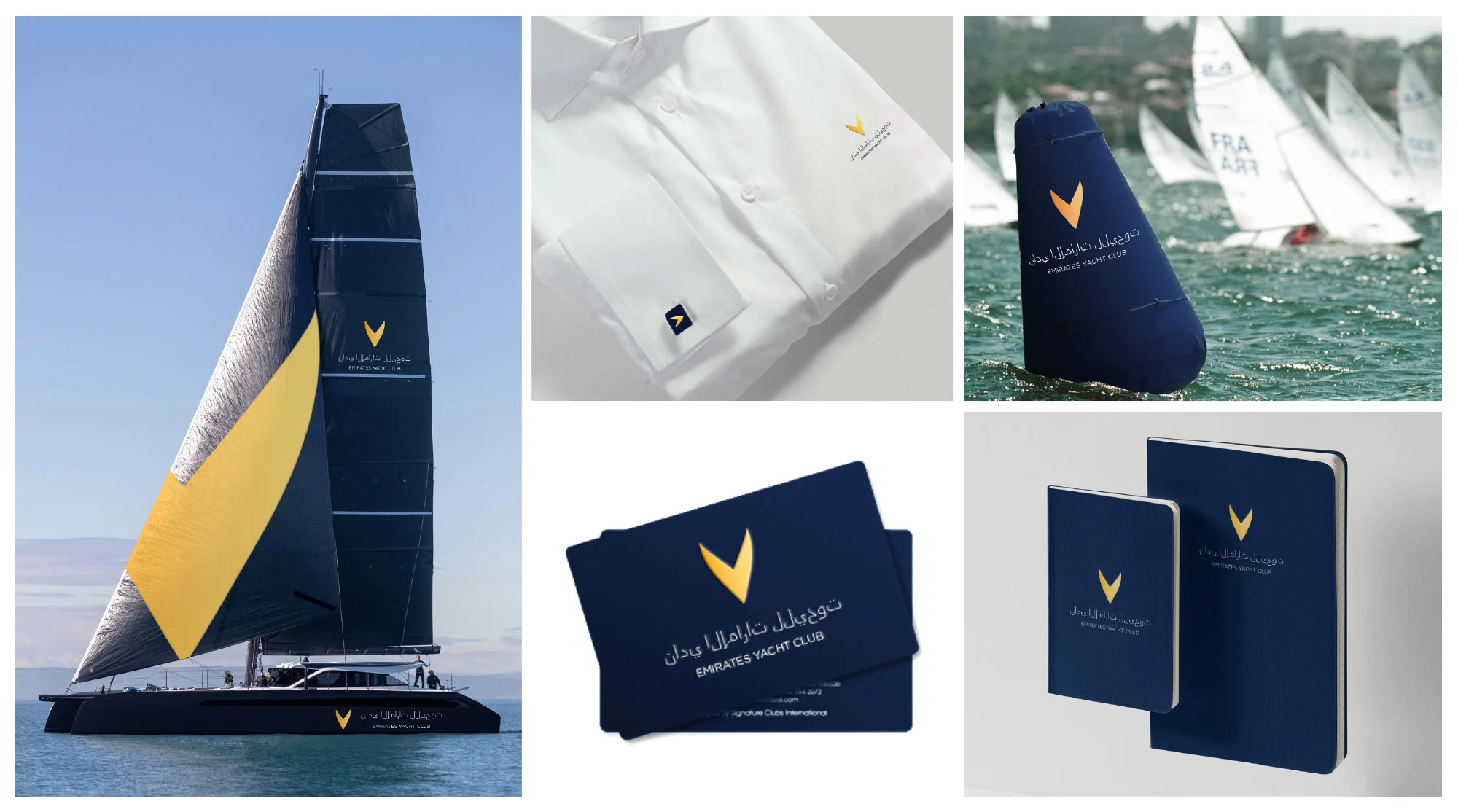 Emirates Yacht Club - Visual identity and design sample by Ediz Pinar