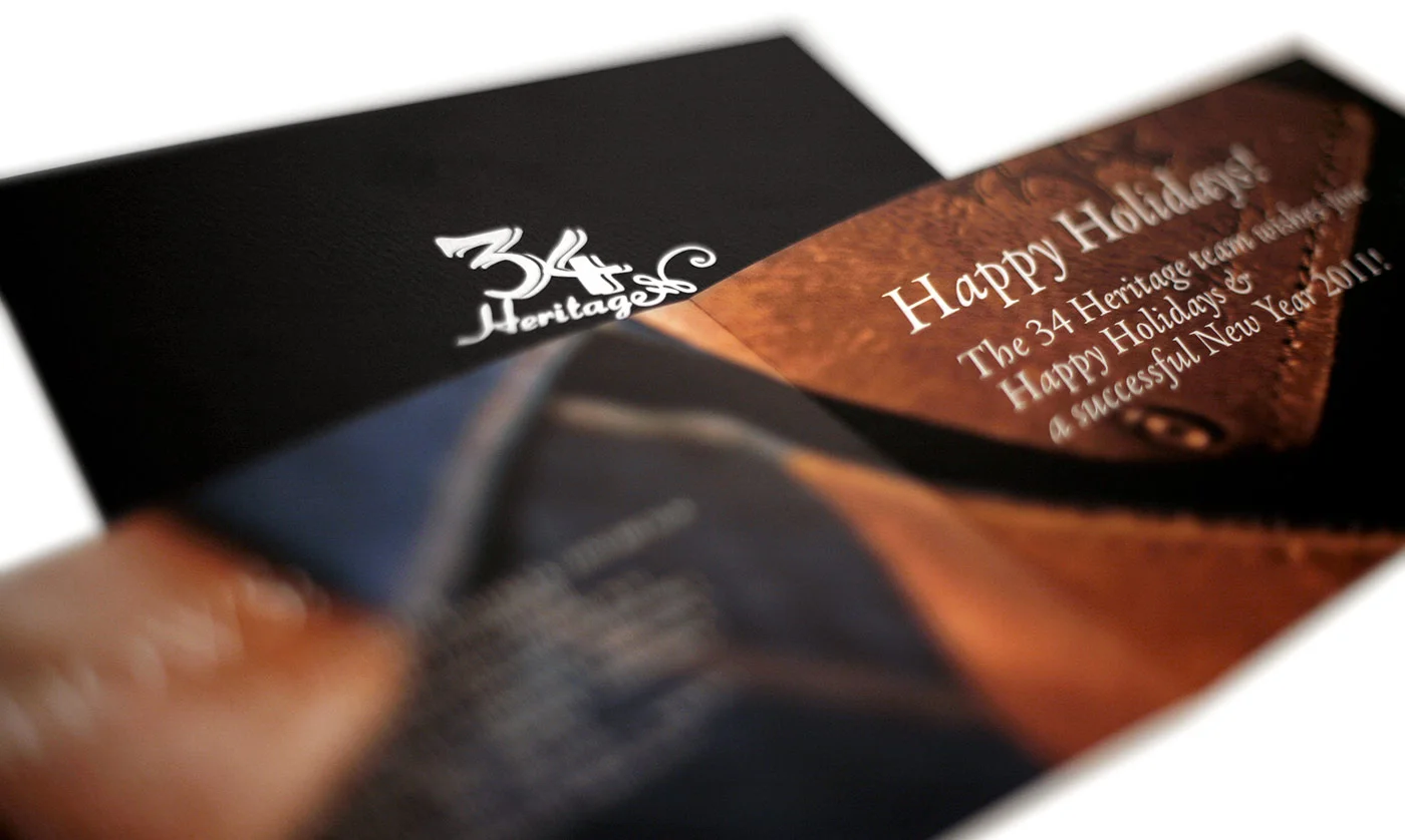 34 Heritage - Visual identity and design sample by Ediz Pinar