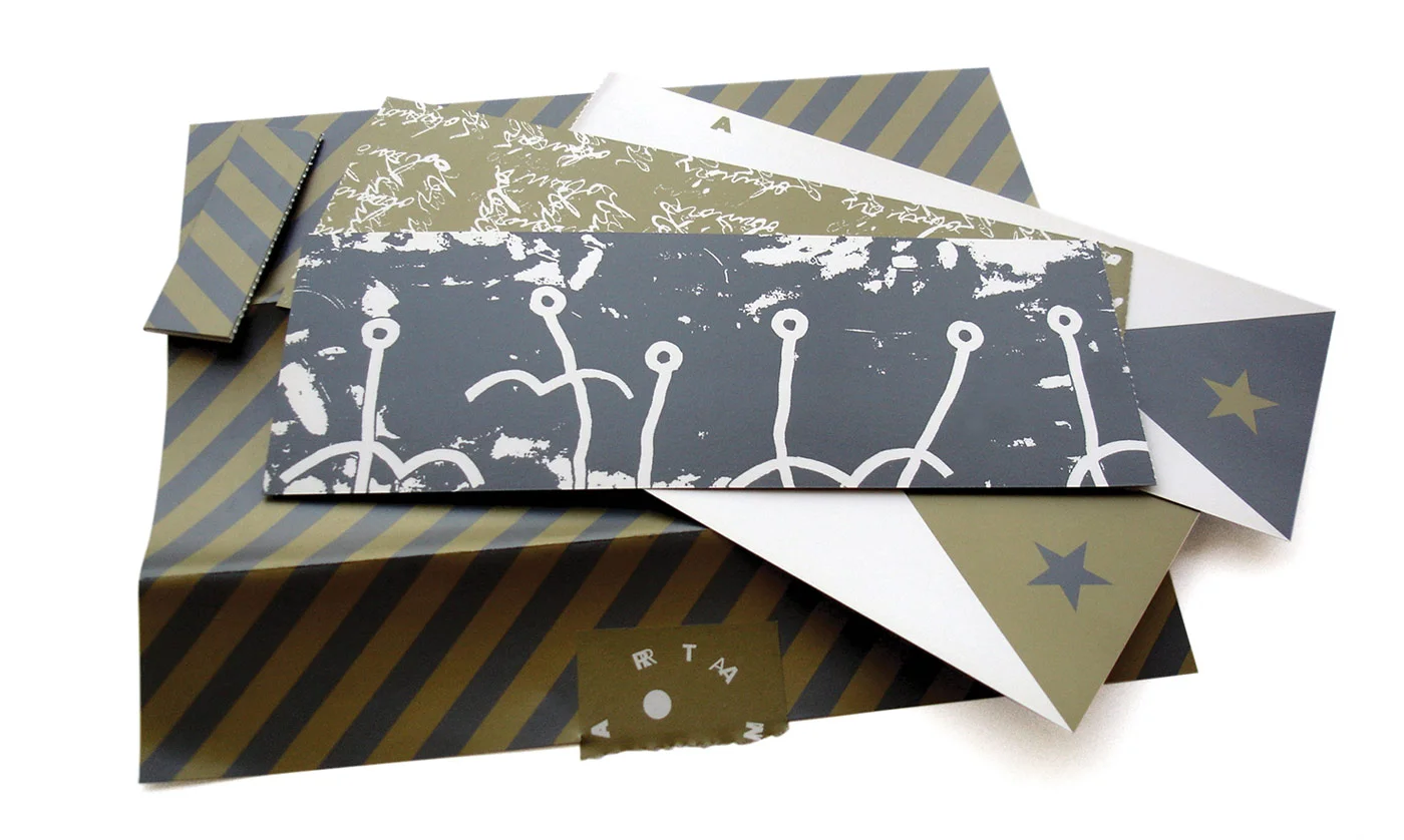 ARTANE Exhibition Invitations - Visual identity and design sample by Ediz Pinar