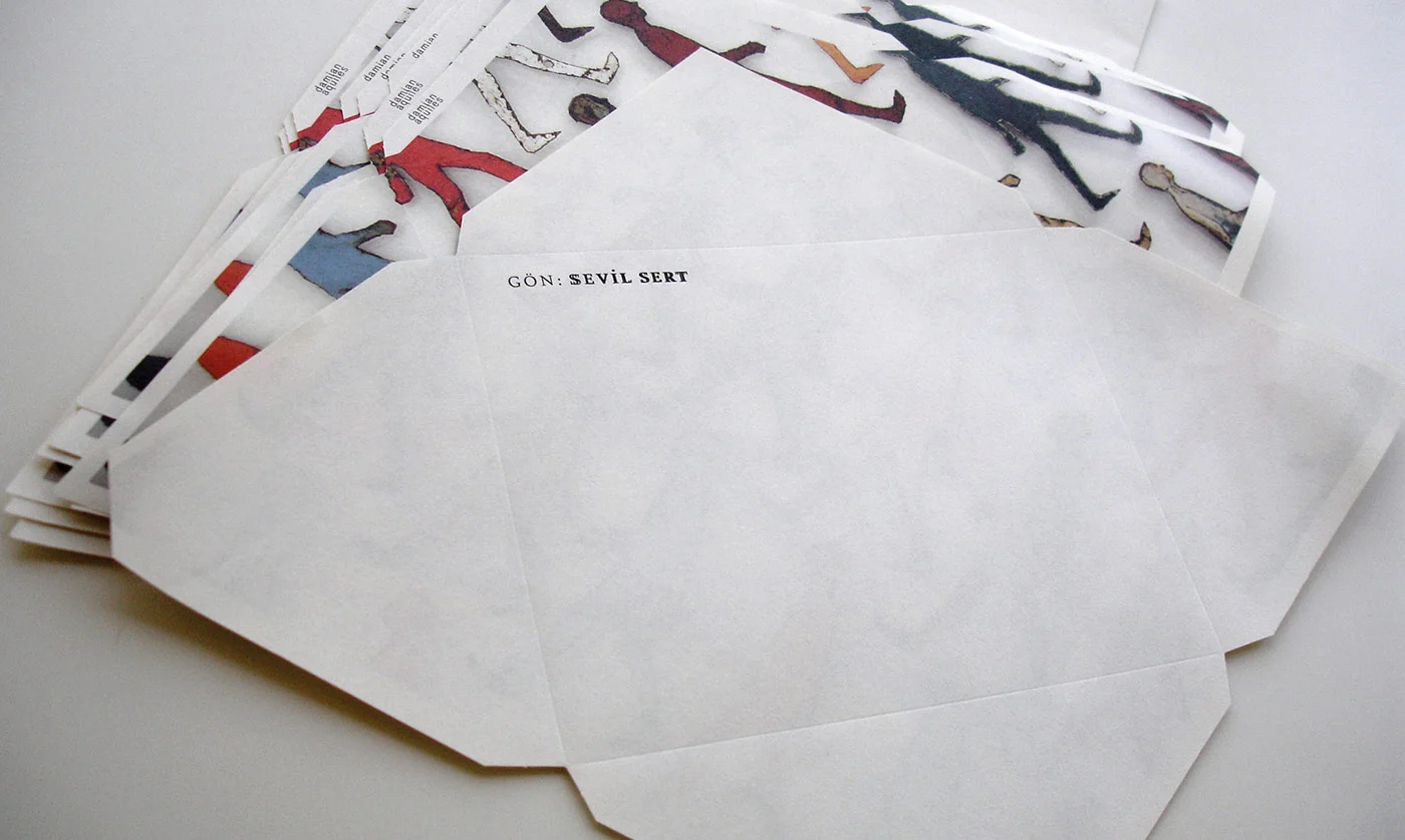 ARTANE Exhibition Invitations - Visual identity and design sample by Ediz Pinar