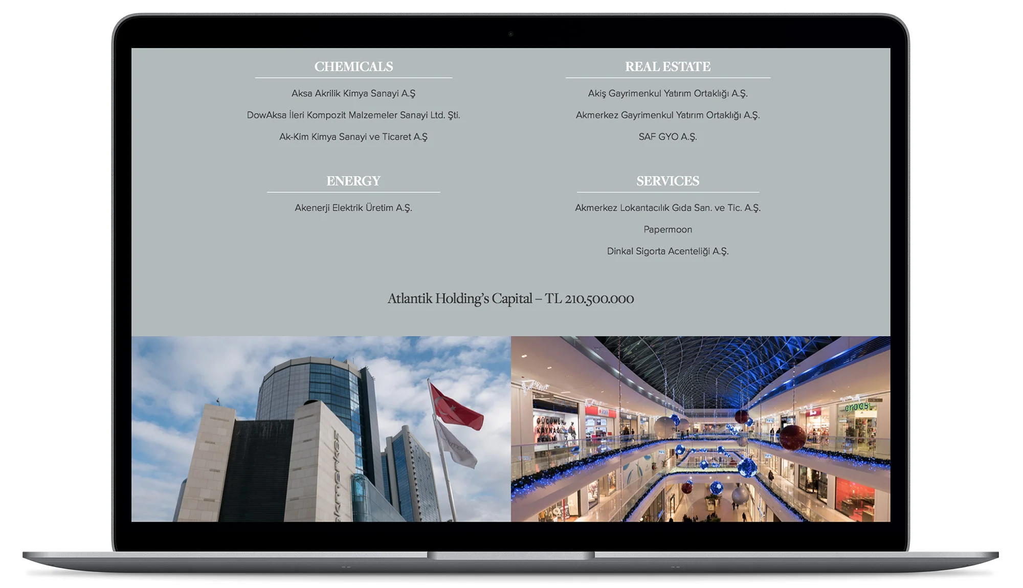 Atlantik Holding - Visual identity and design sample by Ediz Pinar