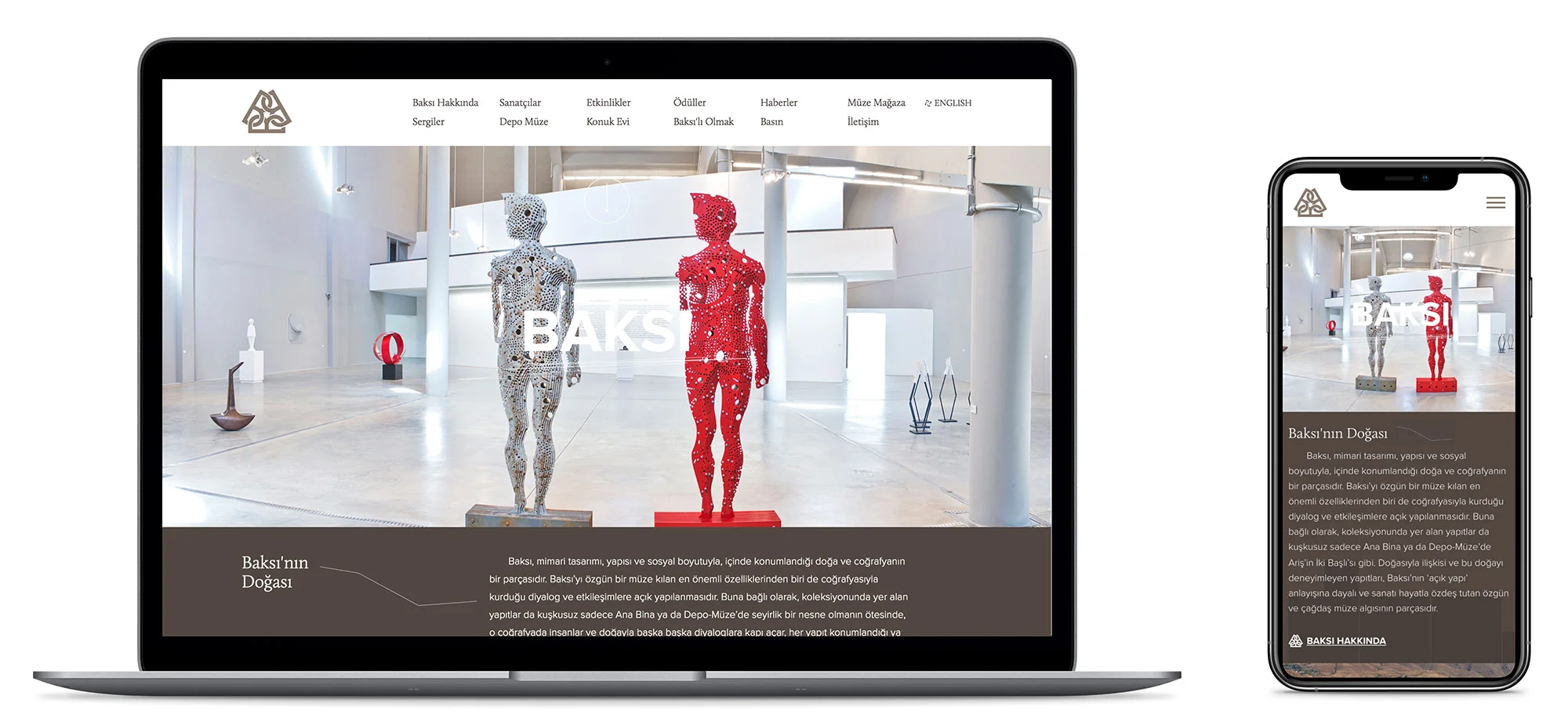 BAKSI Museum - Visual identity and design sample by Ediz Pinar