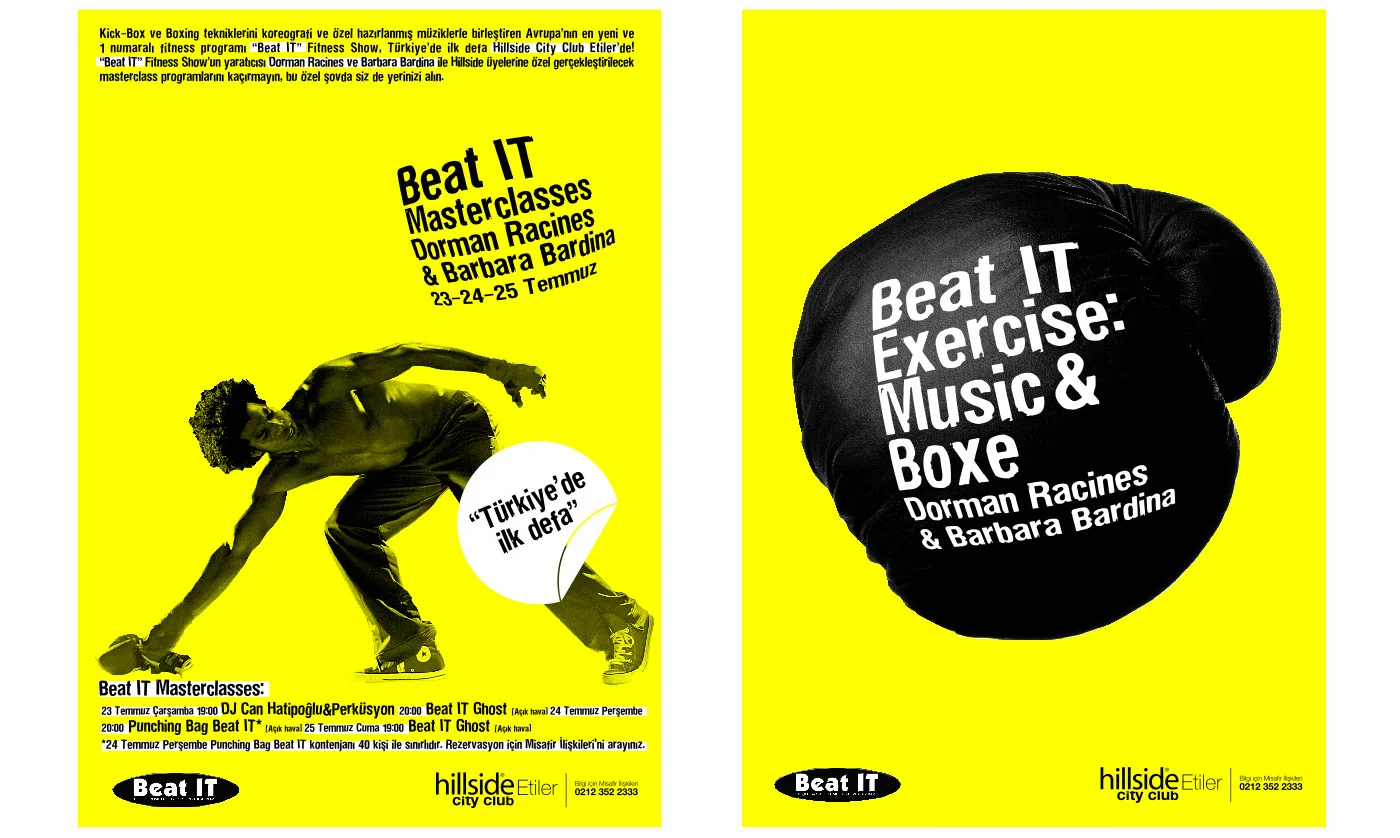 Beat IT Masterclass - Visual identity and design sample by Ediz Pinar