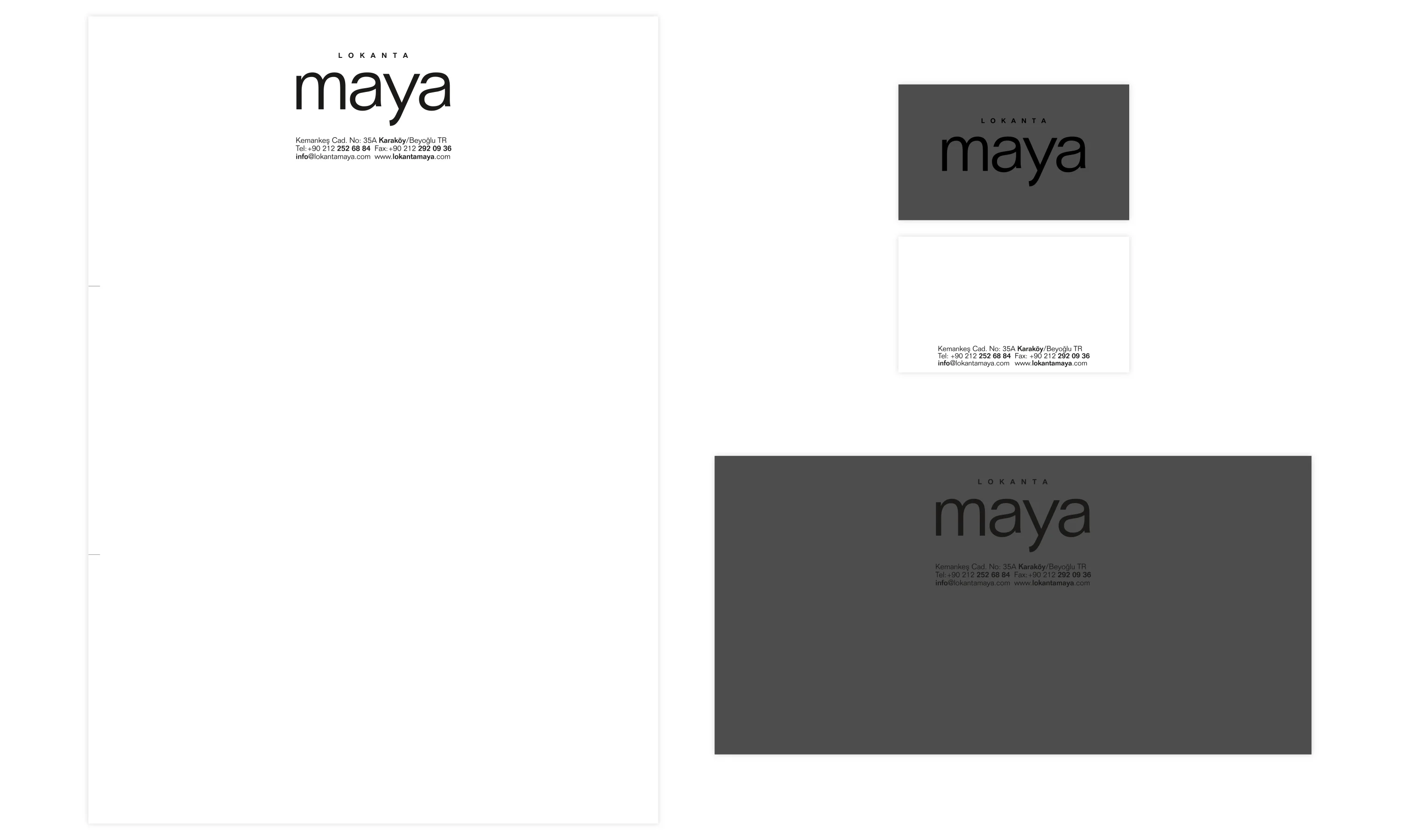 Lokanta Maya - Visual identity and design sample by Ediz Pinar