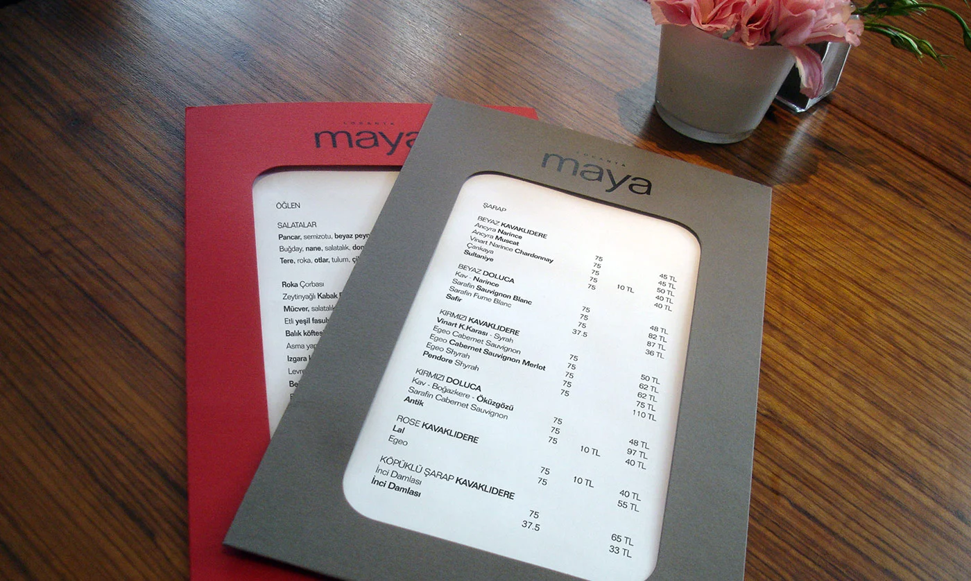 Lokanta Maya - Visual identity and design sample by Ediz Pinar