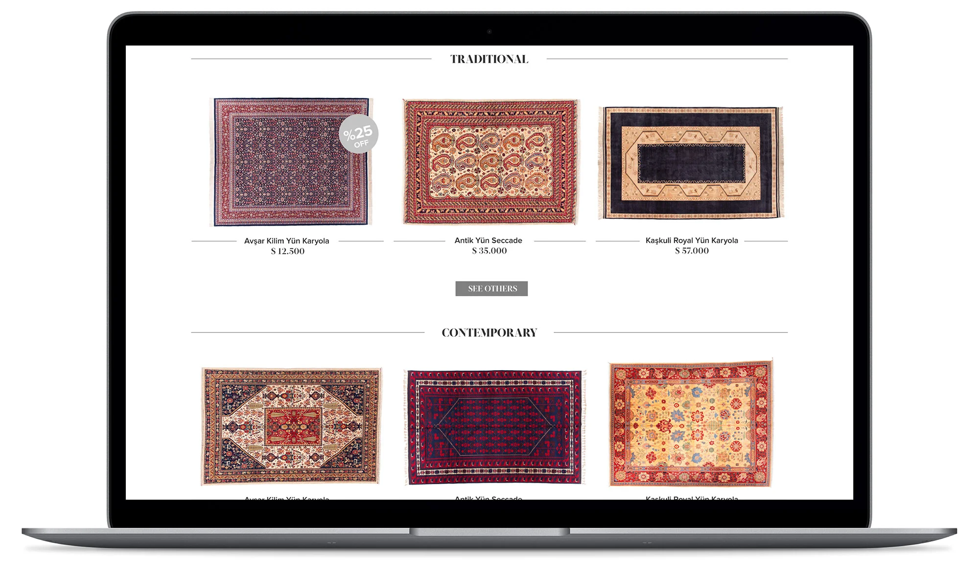 Orient Handmade Carpets - Visual identity and design sample by Ediz Pinar