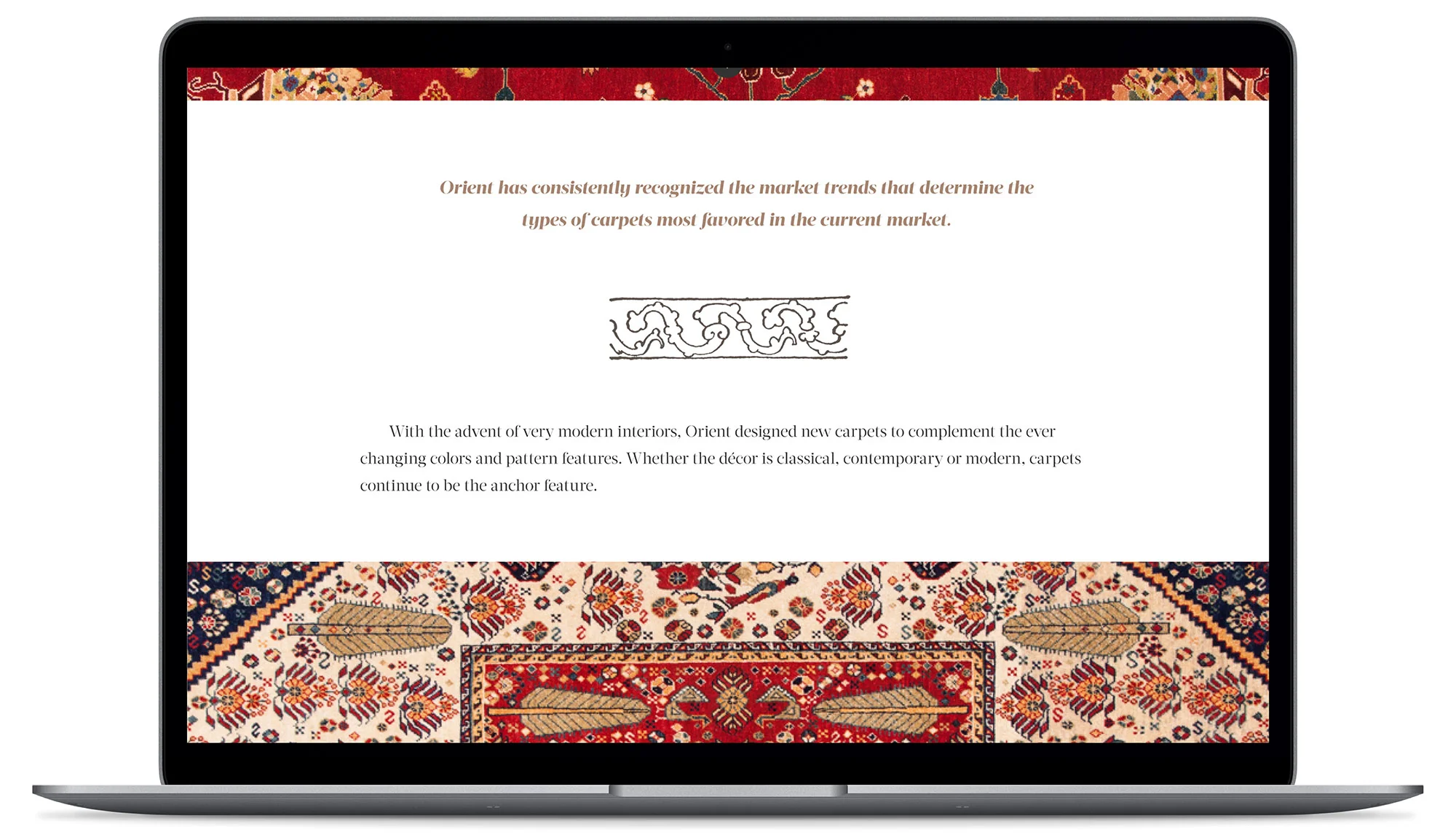 Orient Handmade Carpets - Visual identity and design sample by Ediz Pinar