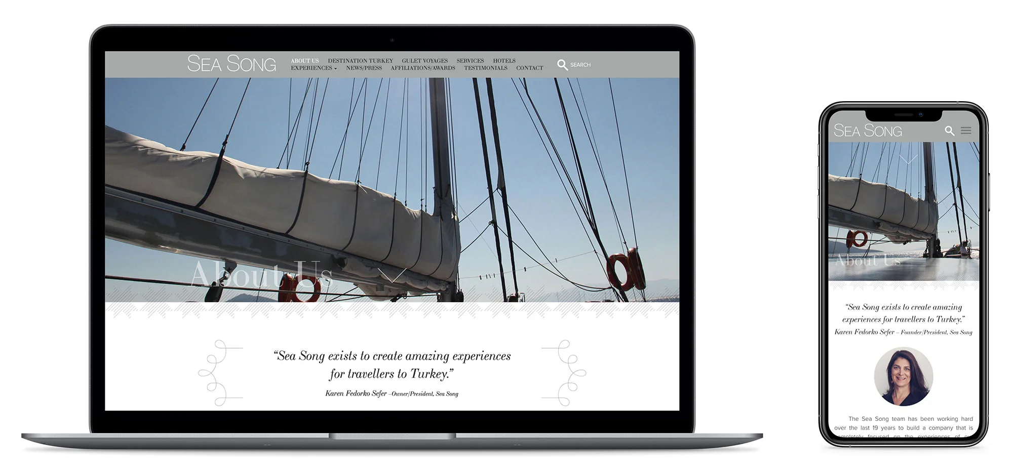 Sea Song Tours - Visual identity and design sample by Ediz Pinar