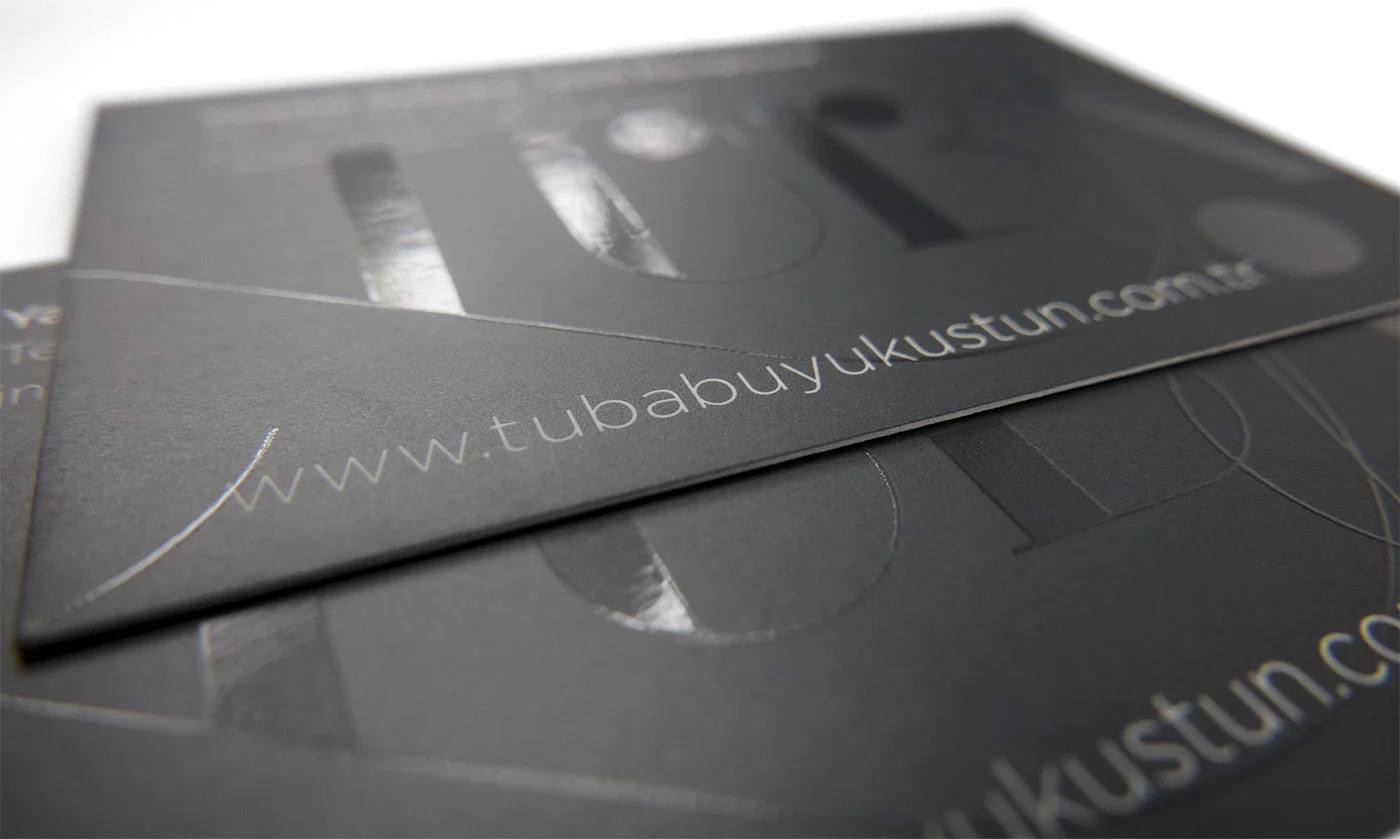 Tuba Büyüküstün - Visual identity and design sample by Ediz Pinar
