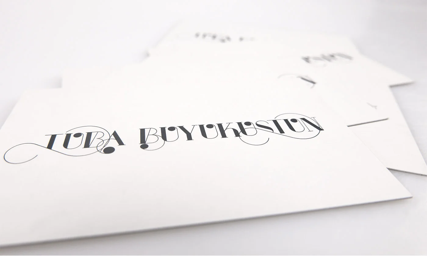 Tuba Büyüküstün - Visual identity and design sample by Ediz Pinar