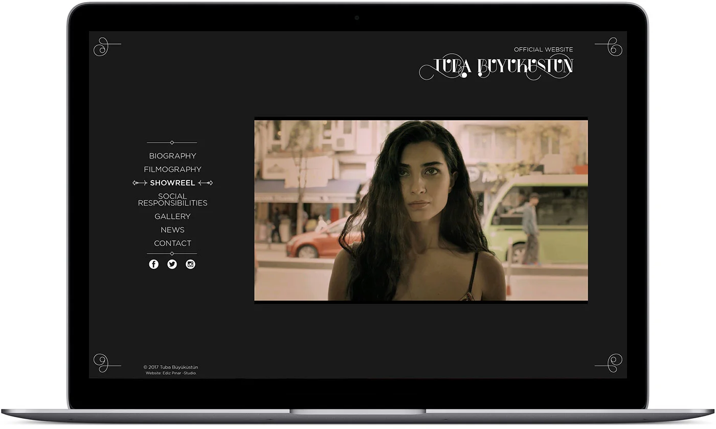 Tuba Büyüküstün - Visual identity and design sample by Ediz Pinar