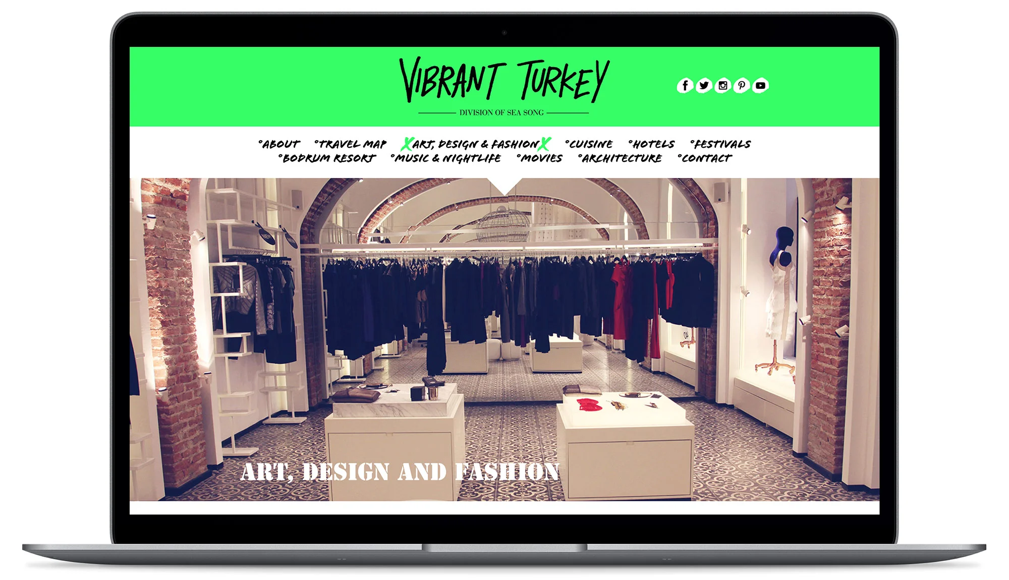 Vibrant Turkey Website - Visual identity and design sample by Ediz Pinar
