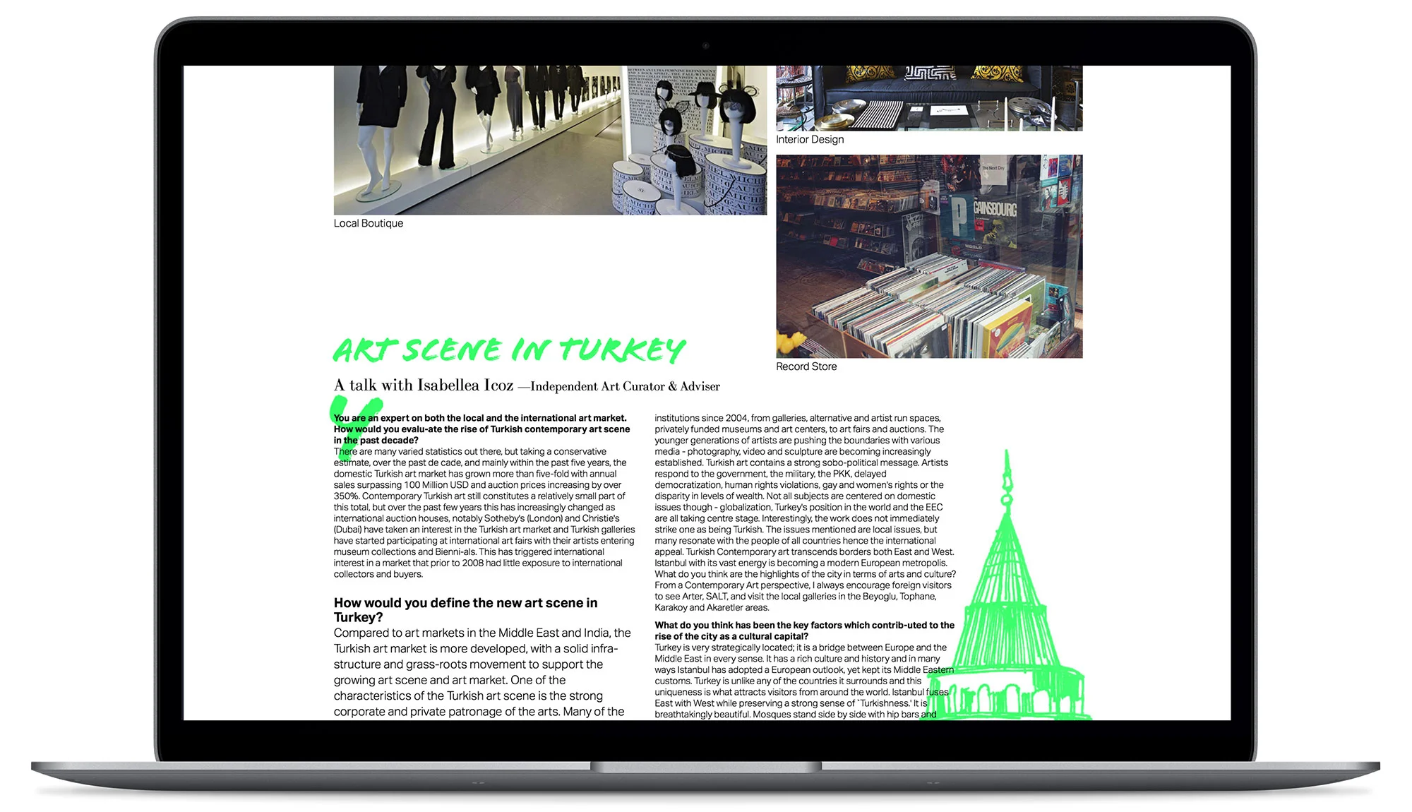 Vibrant Turkey Website - Visual identity and design sample by Ediz Pinar