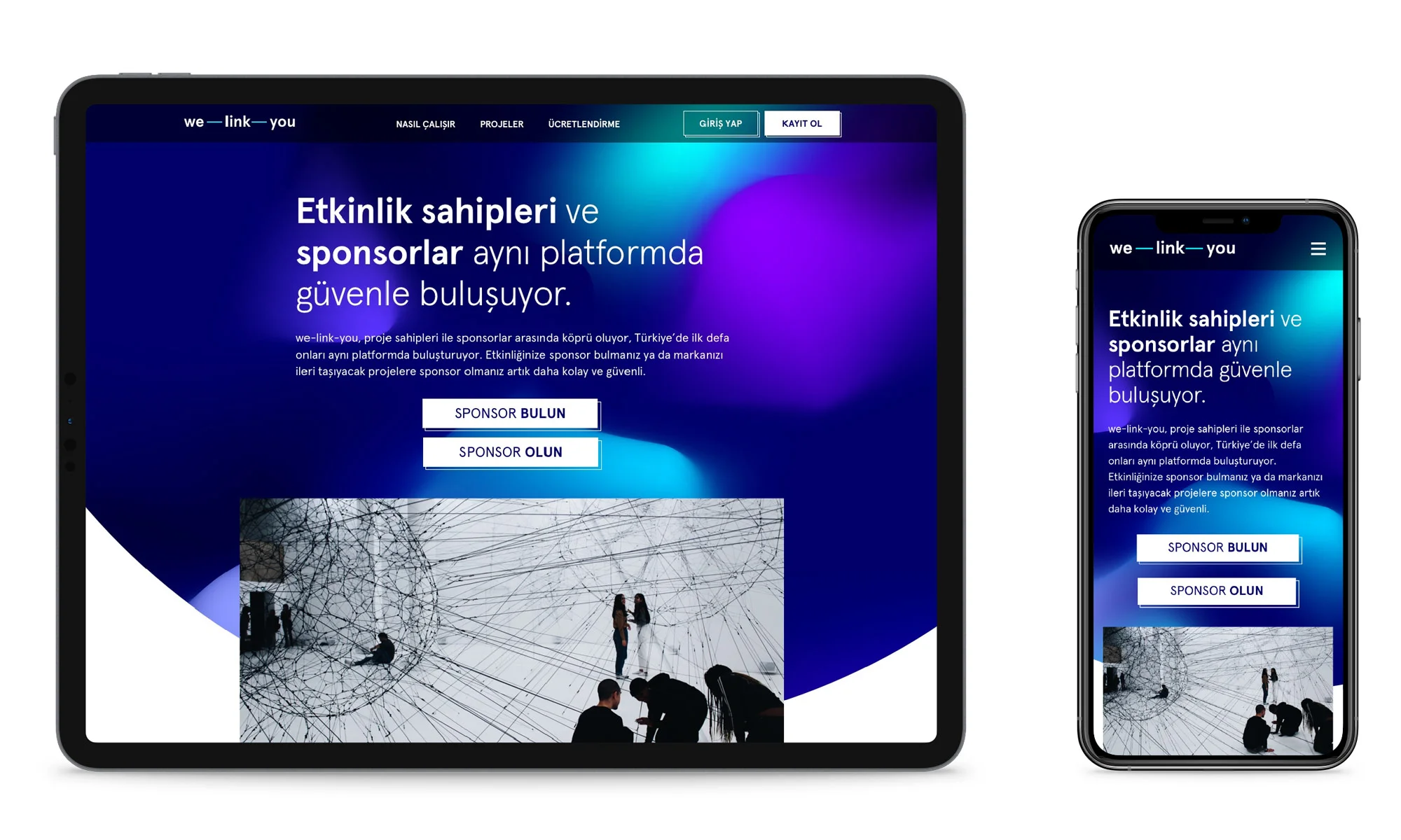 we-link-you - Visual identity and design sample by Ediz Pinar