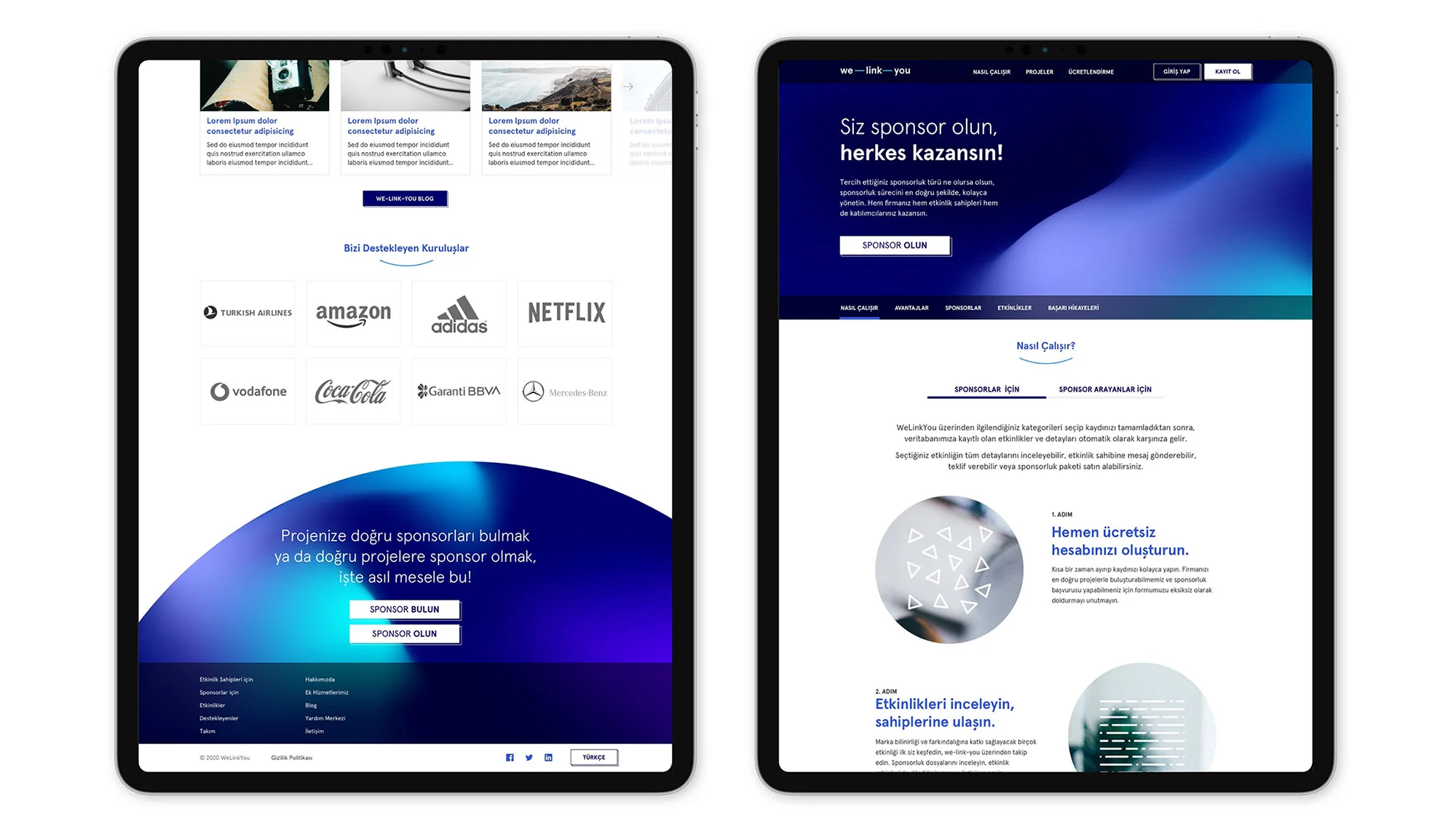 we-link-you - Visual identity and design sample by Ediz Pinar