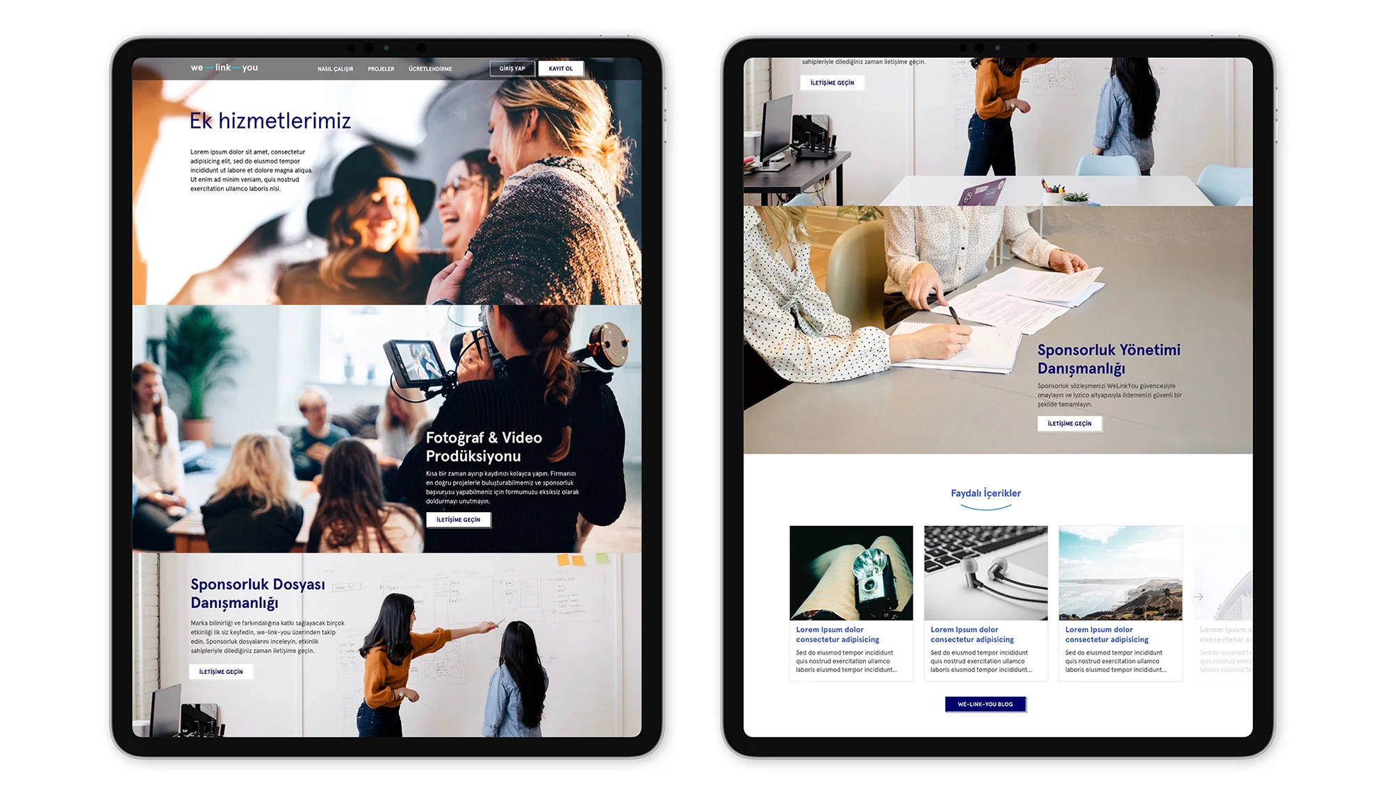 we-link-you - Visual identity and design sample by Ediz Pinar