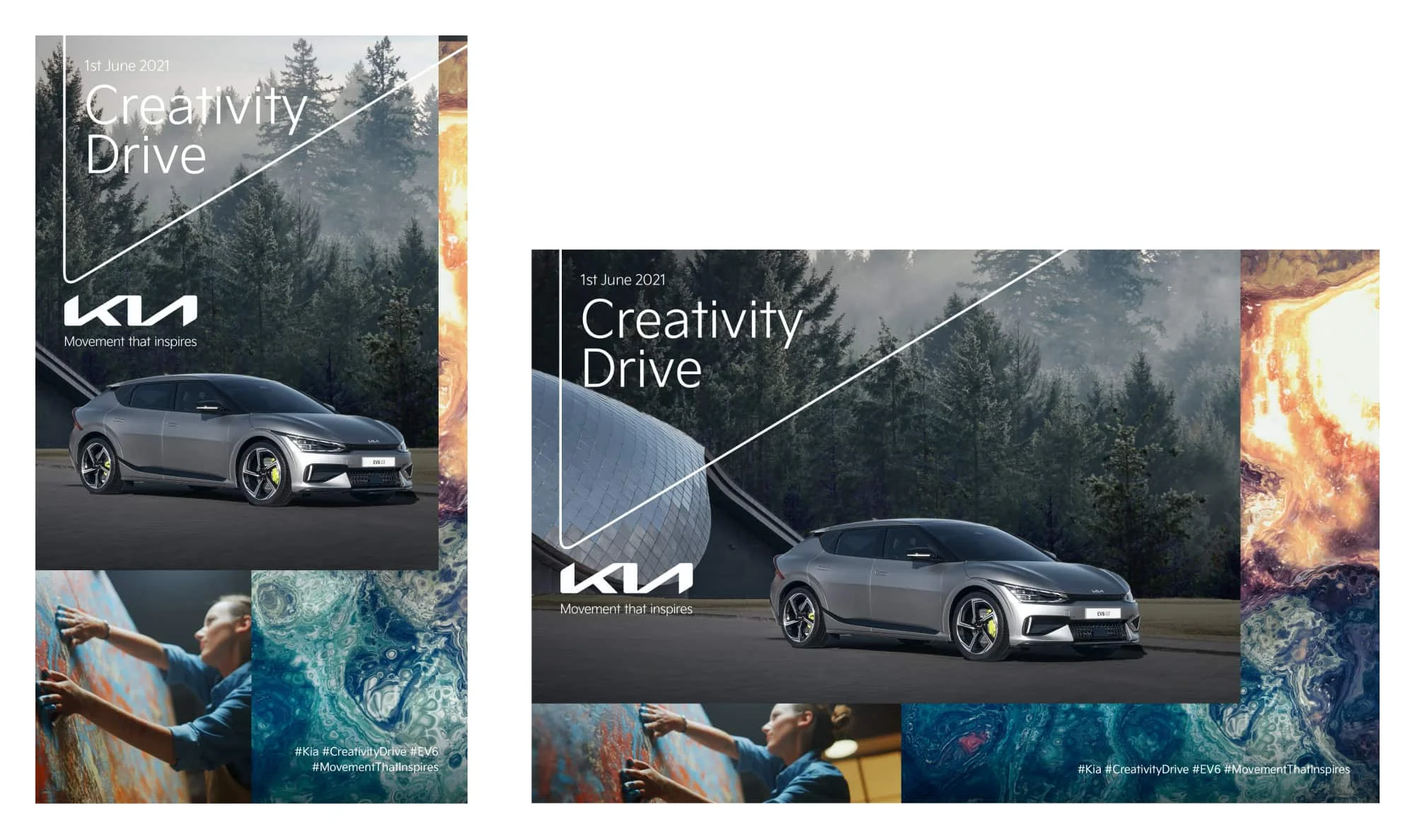 Kia Creativity Drive - Visual identity and design sample by Ediz Pinar