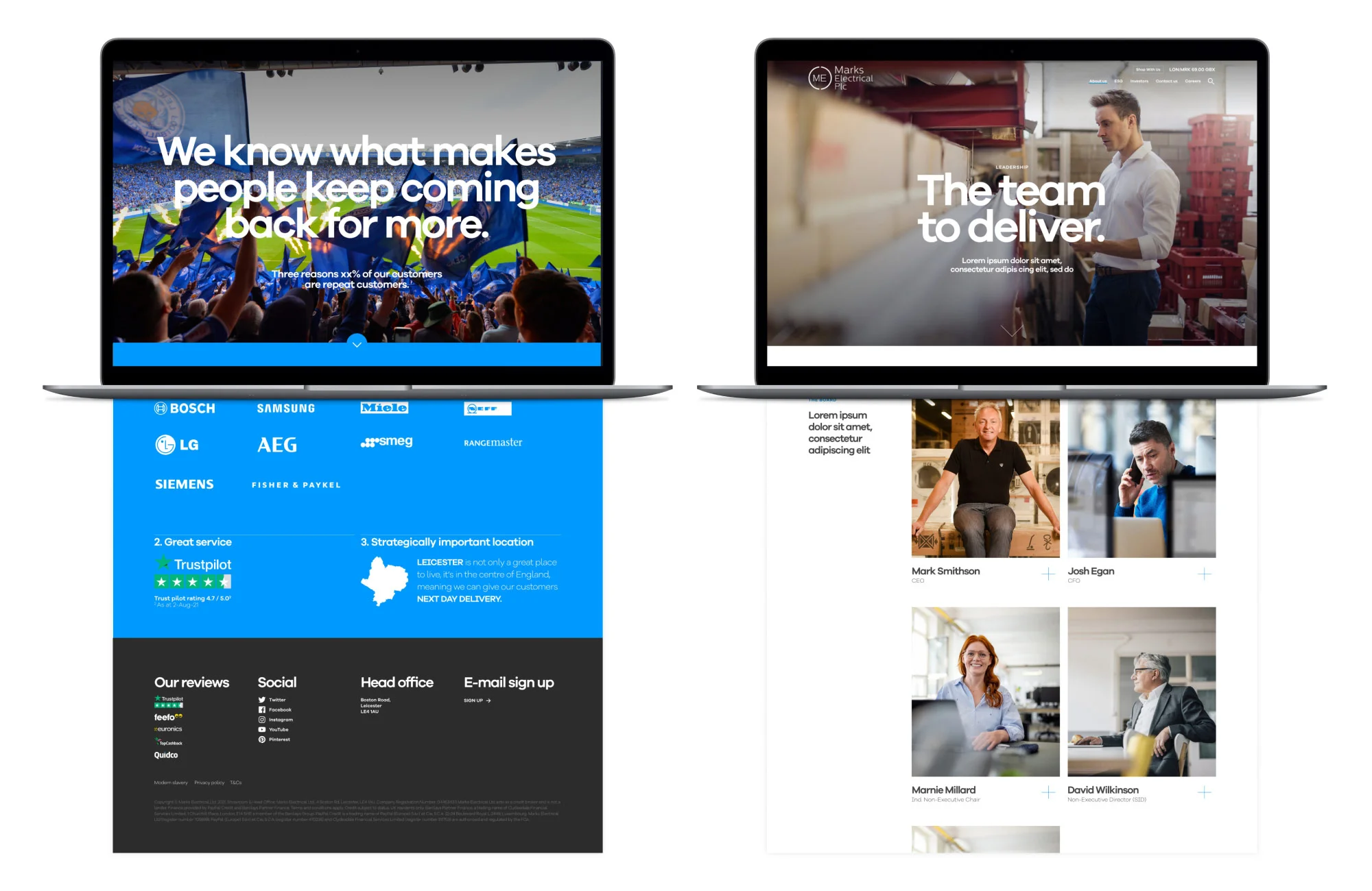 Marks Electrical - Visual identity and design sample by Ediz Pinar