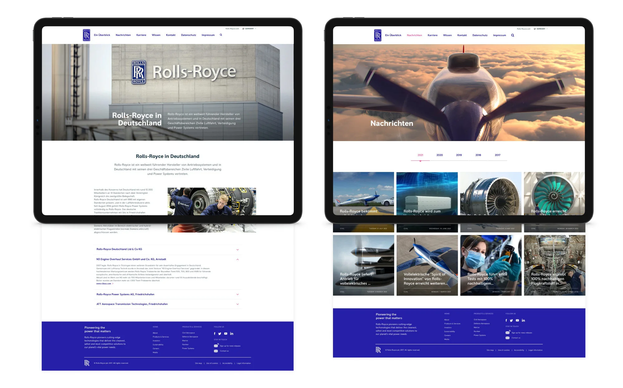 Rolls Royce Germany - Visual identity and design sample by Ediz Pinar