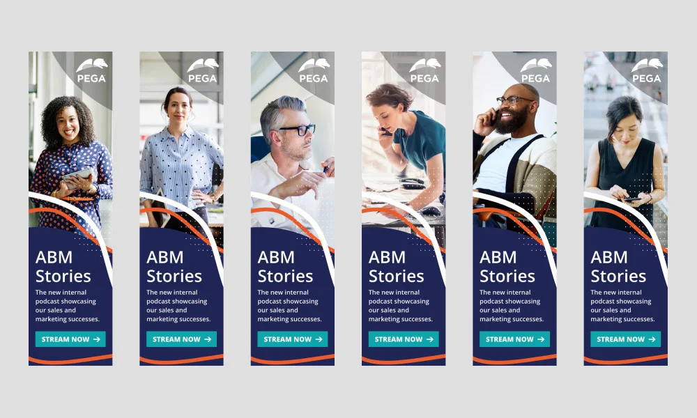 PEGA ABM Stories portfolio project thumbnail by Ediz Pinar Studio™