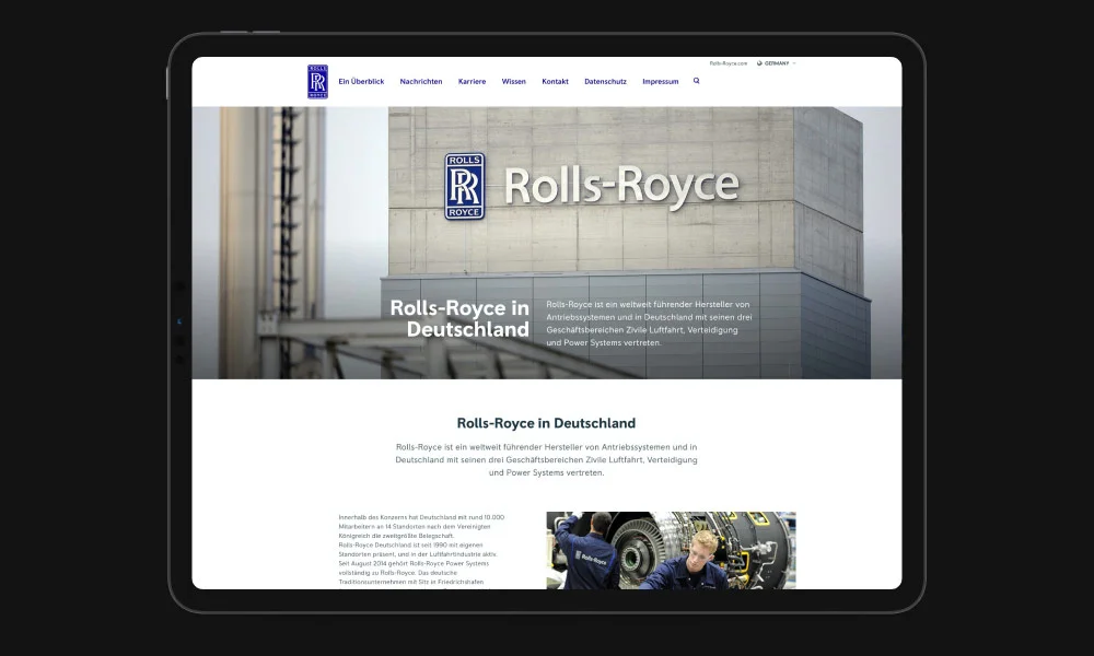 Rolls Royce Germany portfolio project thumbnail by Ediz Pinar Studio™